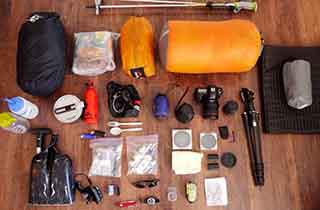 Affaires conseillés à prendre lors de votre excursion