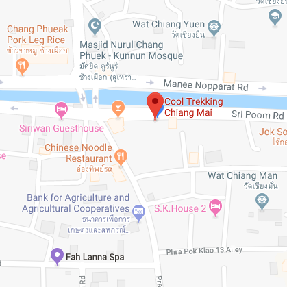 Maps to Chiang Mai Trekking